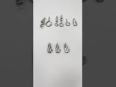 スプリング スナップ フック ワイヤ コネクタ ケーブル サスペンションおよびディスプレイ吊り下げ用ワイヤ ロープ吊り下げコネクタ