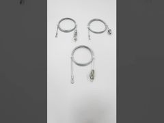 Silver Wire Loop Suspension Kit Adjustable Wire Hanging System for Lights Signs and Displays