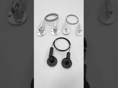 Black Ceiling Cable Suspension Set Cable Suspension Hardware for Lights Signs and Displays