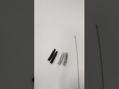 Black Slim Tube Cable Gripper Self Locking Wire Adjuster for Lighting and Retail Display Suspension